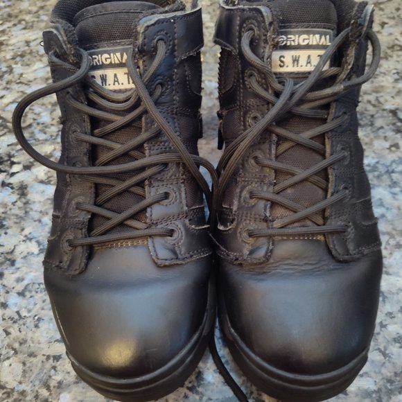 Original S.W.A.T. Metro Air 5" Side Zip Men's Boot Size 8.5 Regular - Picture 3 of 7